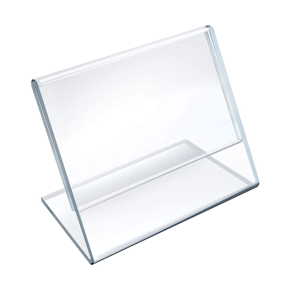 Desk Label K261 - Acrylic Curved Shape Card Stand (4831140184164) Desk Label K261 - Acrylic Curved Shape Card Stand (4831140184164)